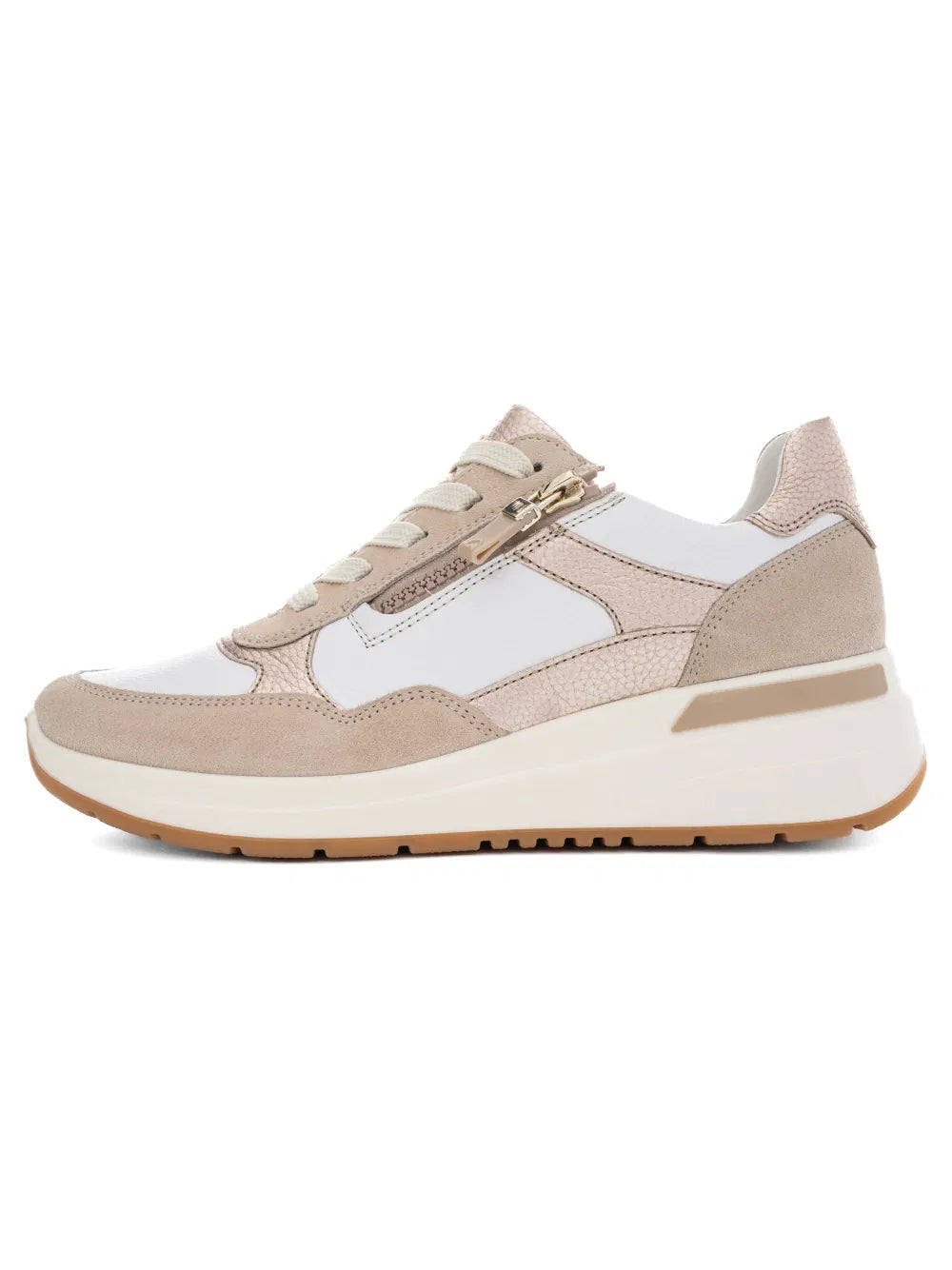 Ara Beige Wide H Fit Trainer Garda 12-57702 25