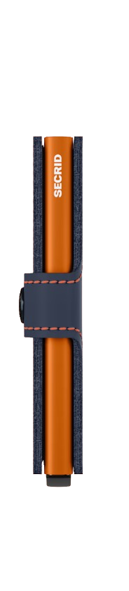 Secrid Mini-Wallet Matte Nightblue Orange