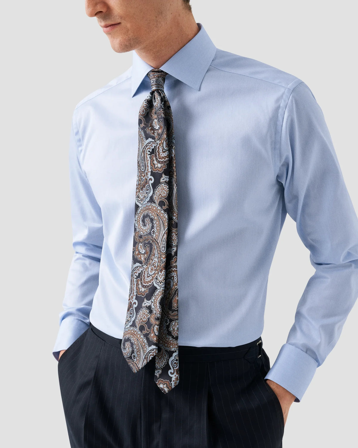 Eton Blue Shirt 100013604 23