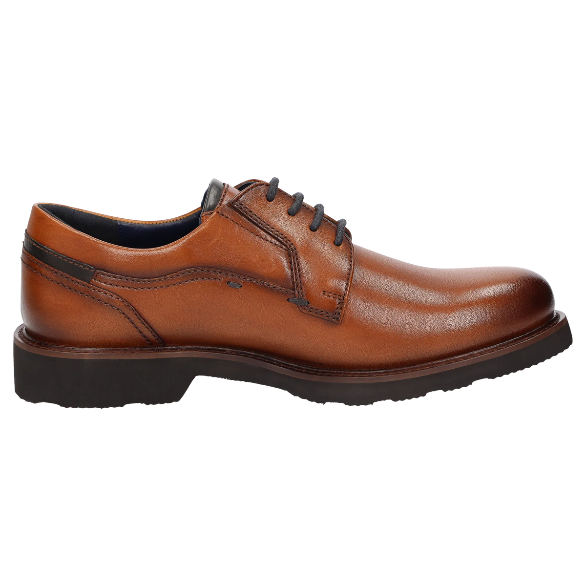 Sioux Wide Fit Shoe Cognac 12404