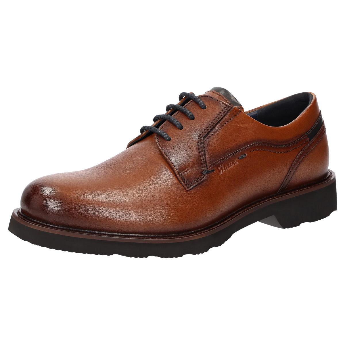 Sioux Wide Fit Shoe Cognac 12404