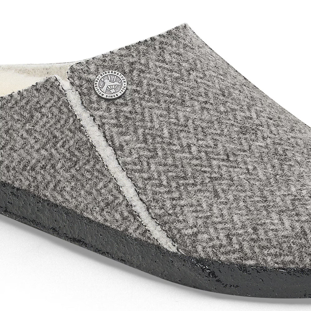 Birkenstock Grey Zermatt Slippers 1028049