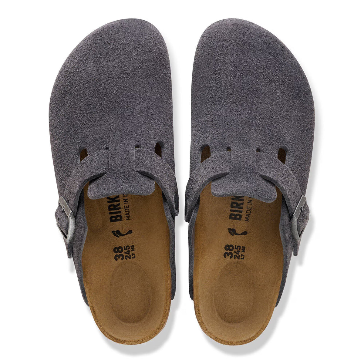 Birkenstock Boston in Charcoal Grey 1031676