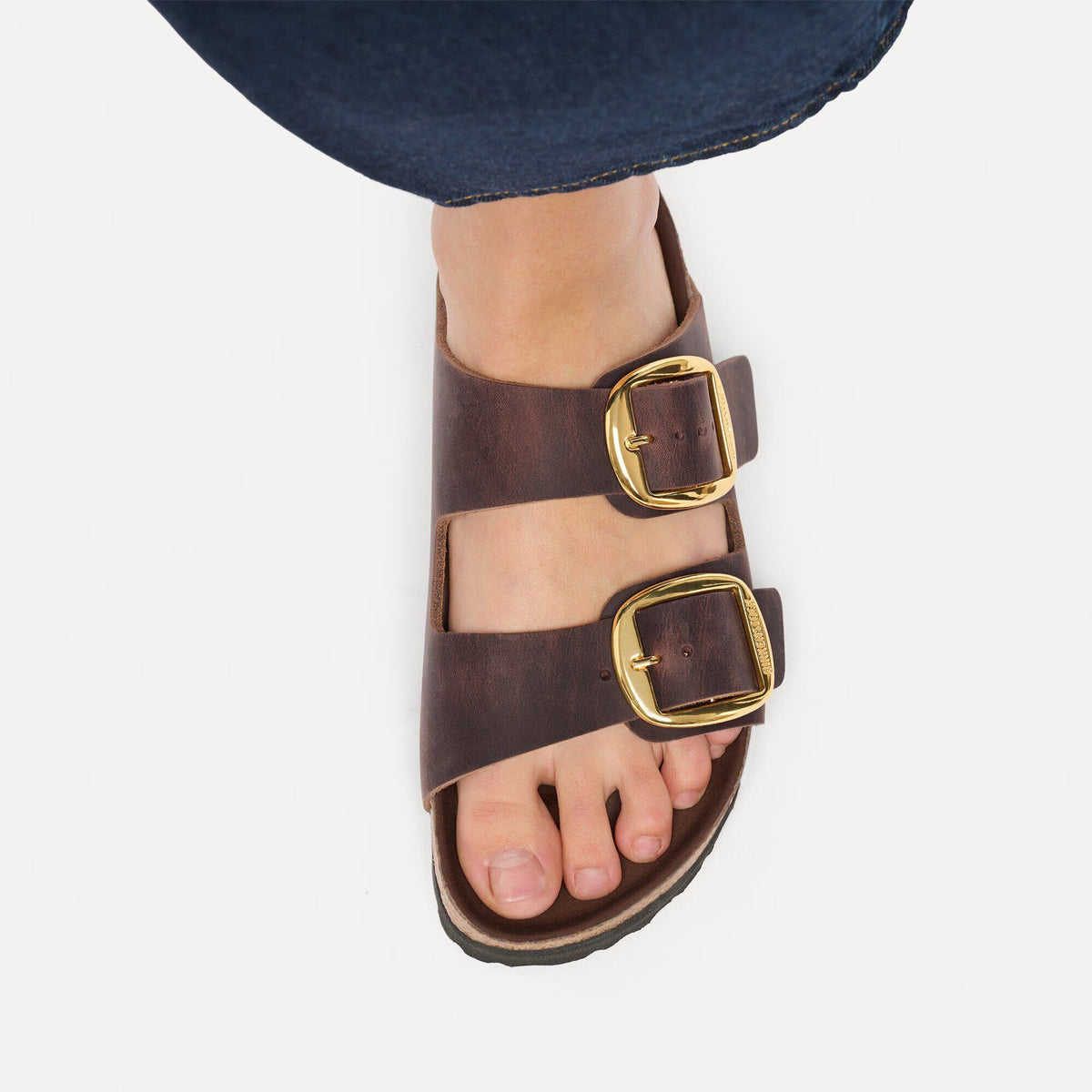 Birkenstock Arizona Big Buckle Sandals in Habana Brown 1032916