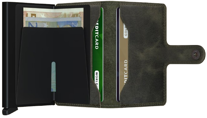 Secrid Mini-Wallet Vintage Olive Black