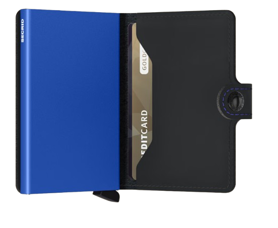 Secrid Mini-Wallet Matte Black Blue