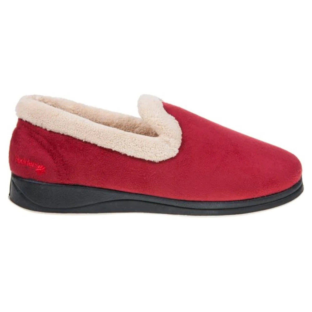 Padders Ladies Slippers Repose Red