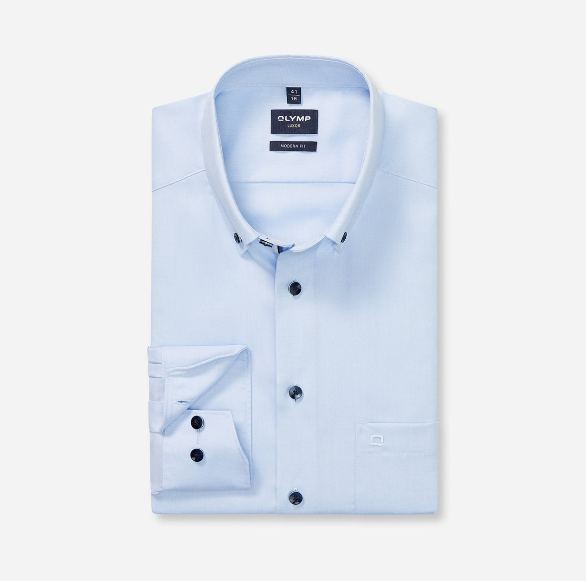 Olymp Button Down Blue Shirt 1216 84 10