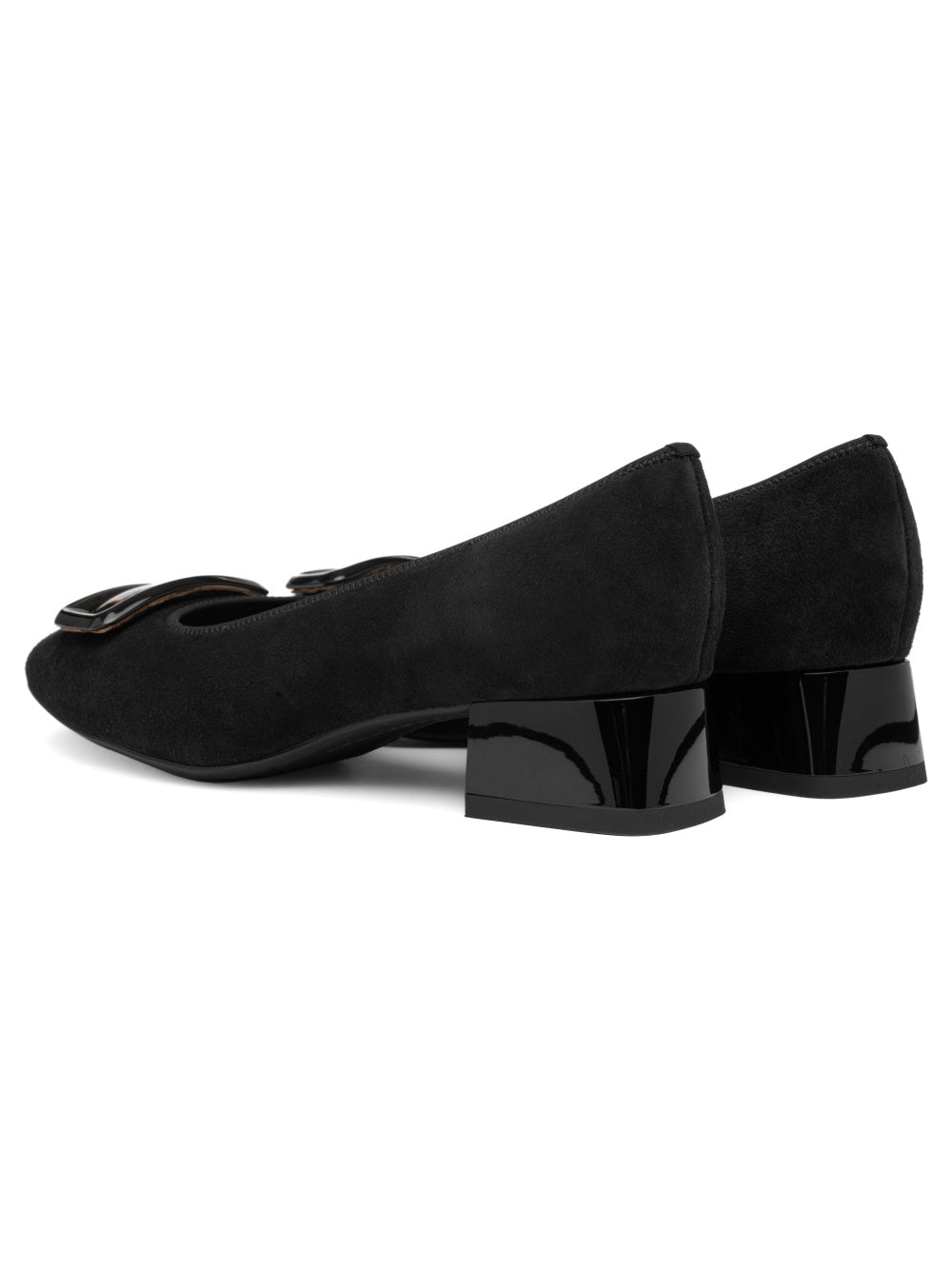 Ara Black Block Heel H Fit Pumps 12-20423-11
