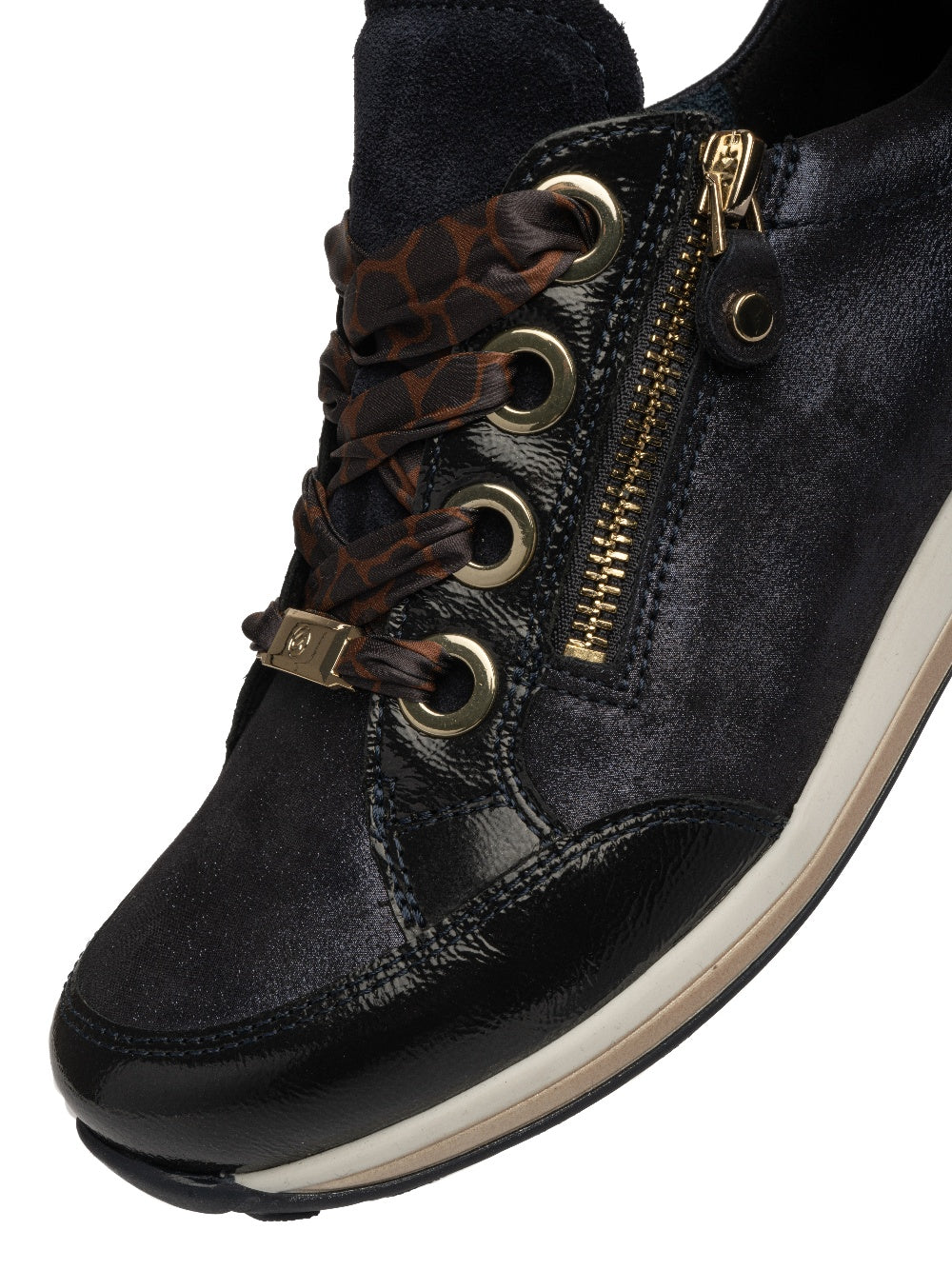Ara Osaka Navy H Fit Trainers 12-64587-16