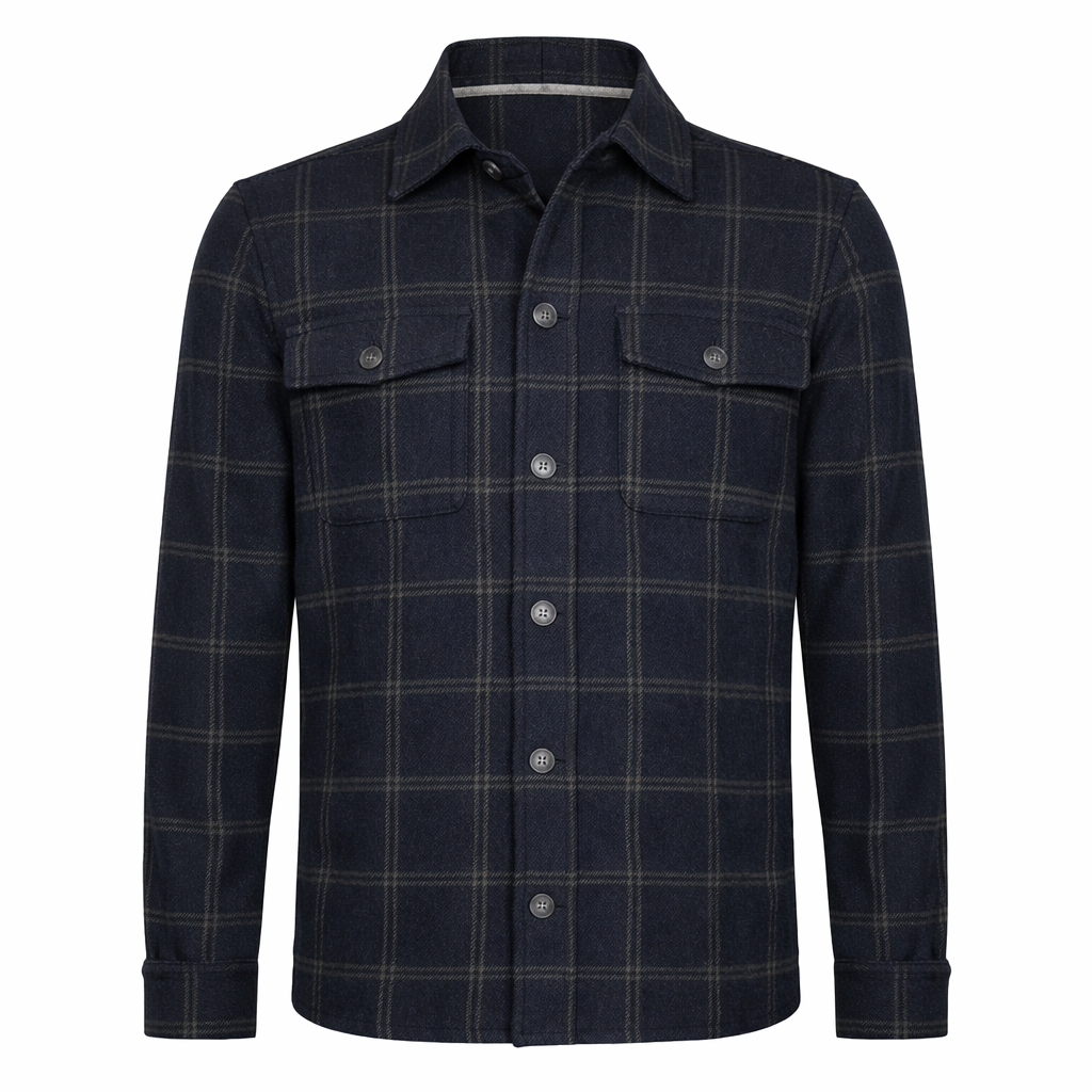R2 Amsterdam Navy Overshirt 134.overshirt.004