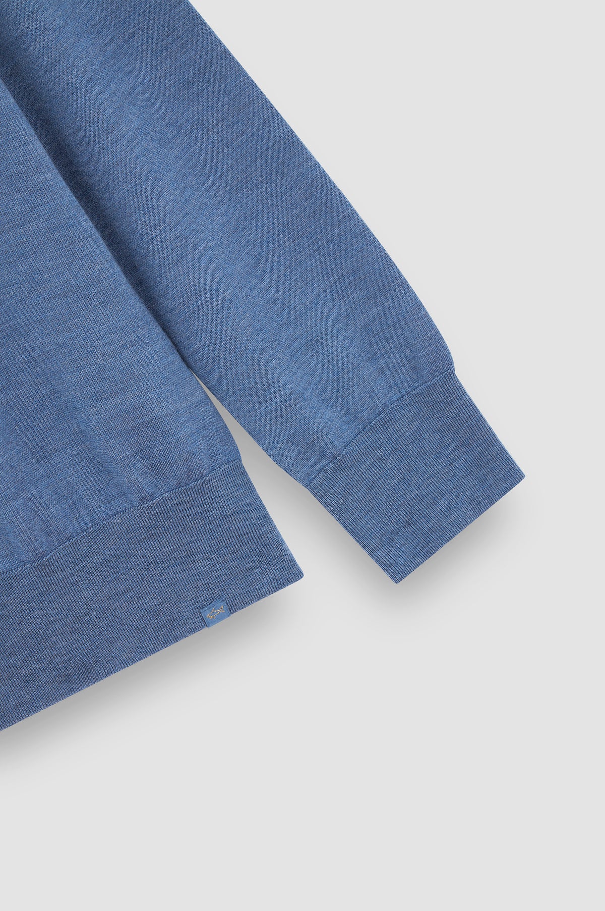 Paul Shark Merino Wool Zip Knit in Indigo 15311103 635