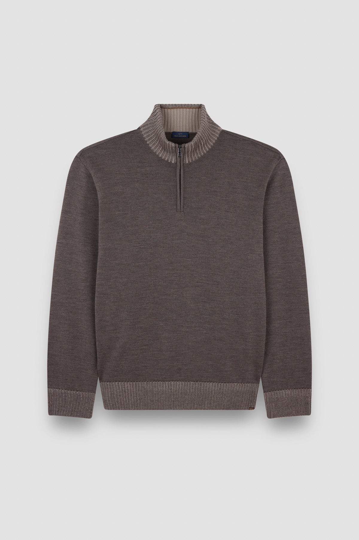 Paul Shark Zip Knit Falcon Brown 15311108