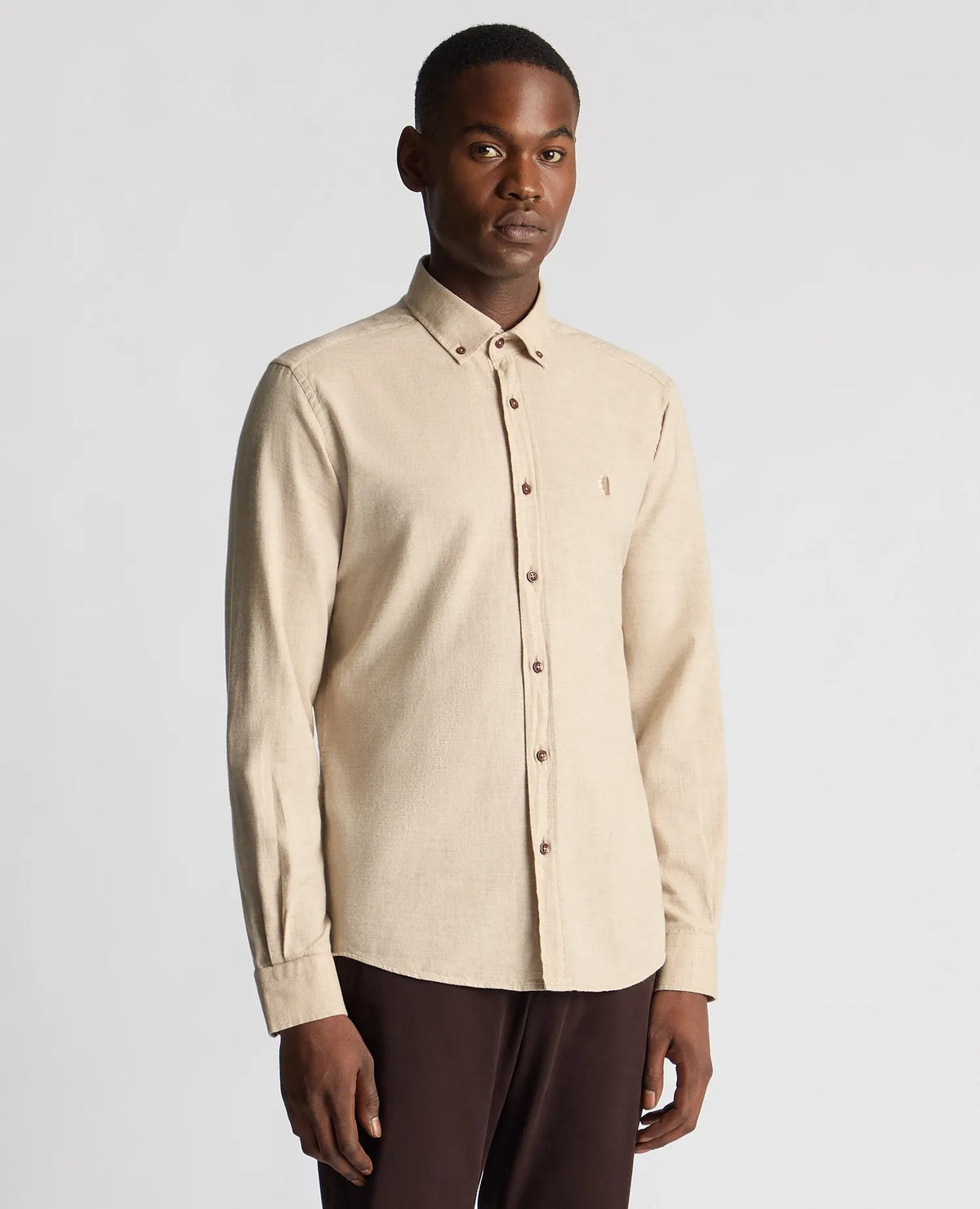 Remus Uomo Beige Tapered Fit Shirt 13925 93