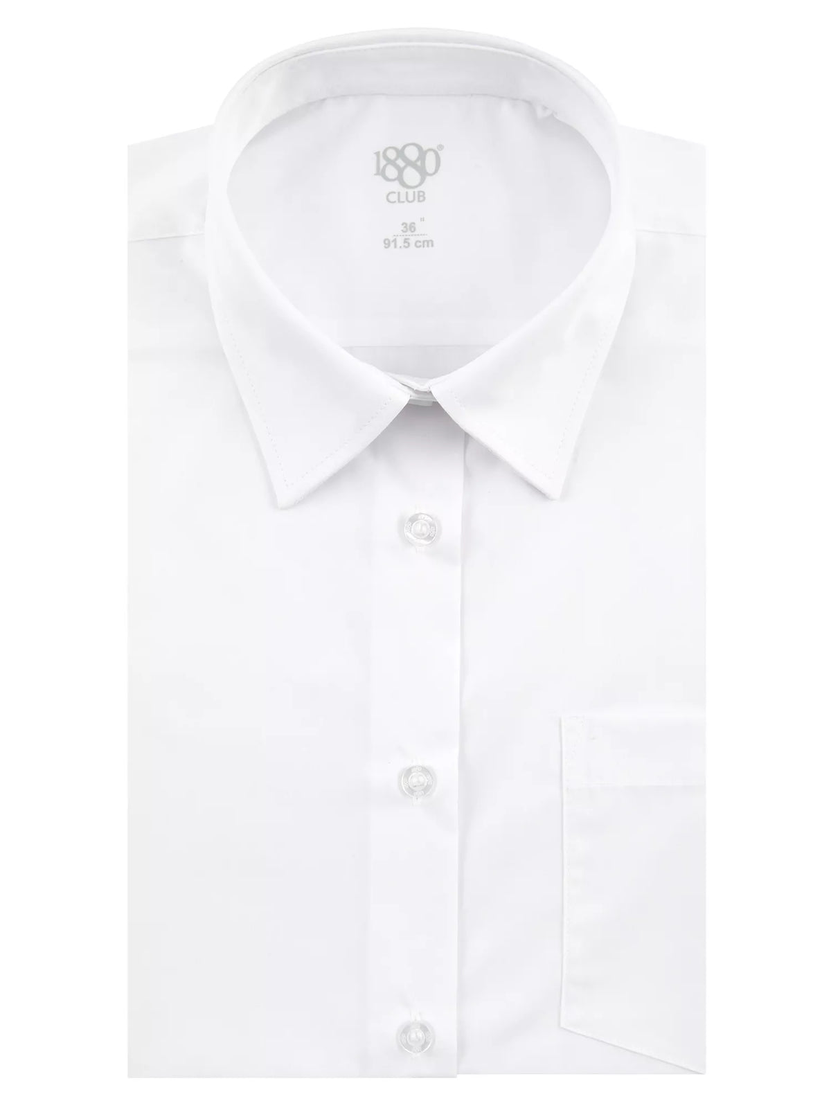 1880 Club Short Sleeve White Girls 2 Pack Blouse 25206G 01