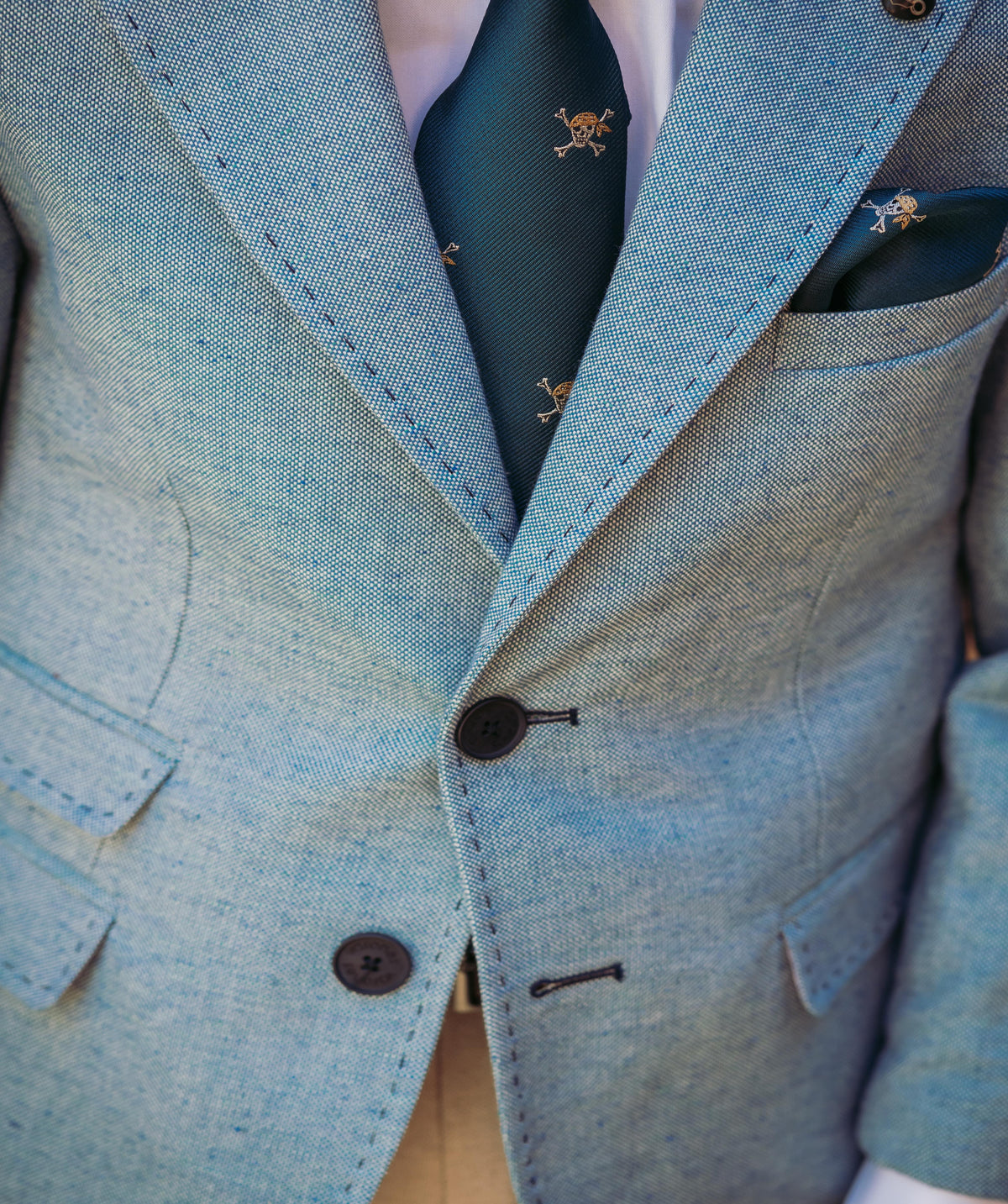 One Varones Pistachio Green Jacket 10-04069 74
