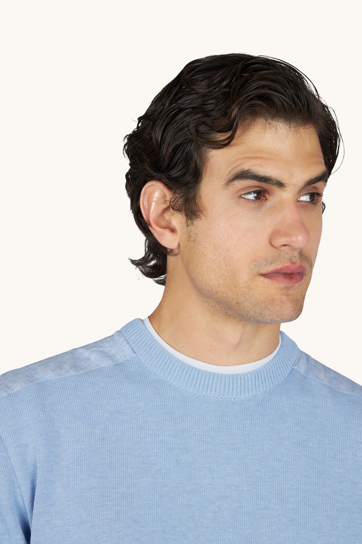 Paul Shark Allure Blue Crew Knit 26411505 363