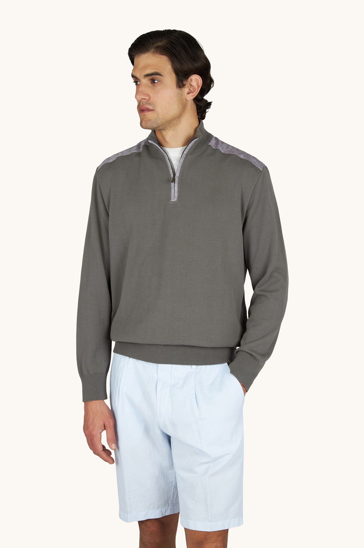 Paul Shark Brown Zip Knit 26411606 323