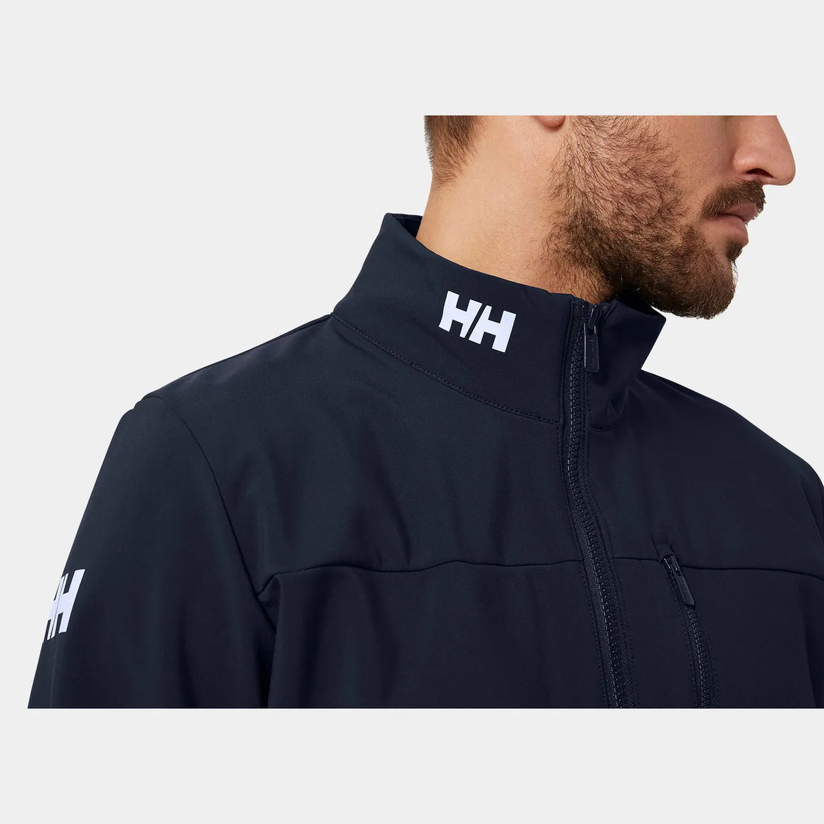 Helly Hanson Crew Softshell Jacket in Navy 30223 597