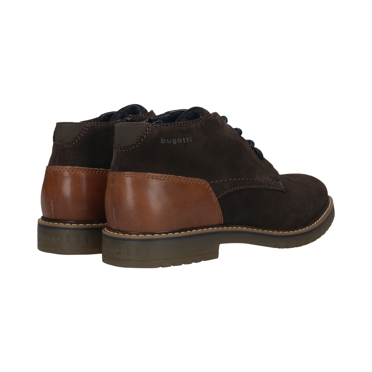 Bugatti Grey Brown Lace Boots 331-8373H-1400 1100