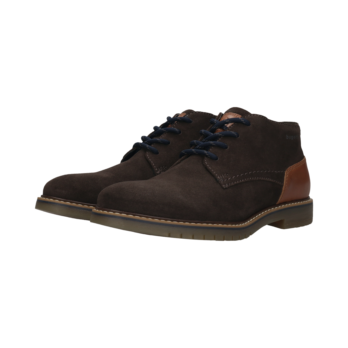 Bugatti Grey Brown Lace Boots 331-8373H-1400 1100