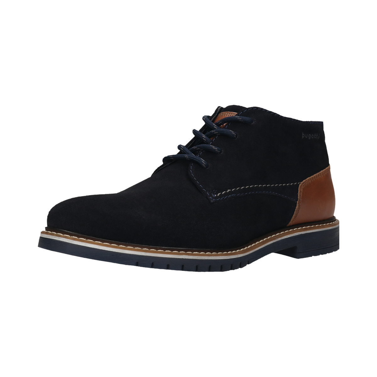 Bugatti Navy Lace Boots 331-8373H-1400 4100