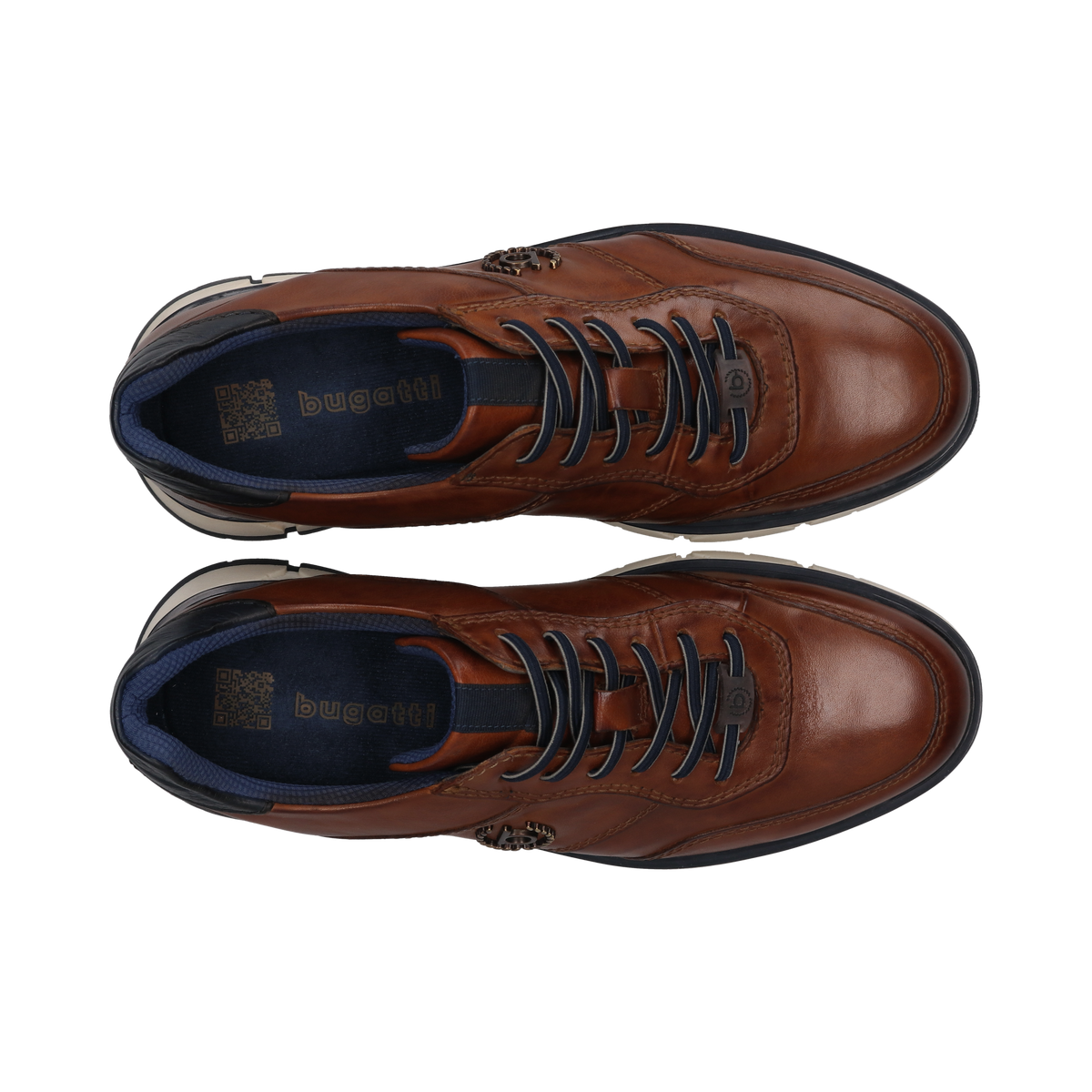 Bugatti Brown Leather Shoe 331-AWB02-1100 6300