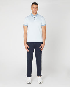 Remus Uomo 58769 23 | Slim Fit Polo Shirt in Light Blue