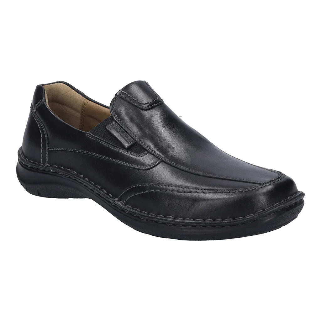 Josef Seibel Black Slip On New Anvers 67
