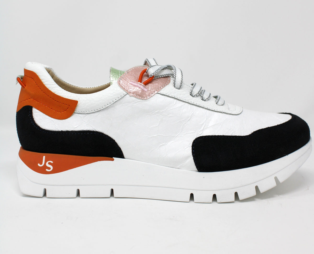 Jose Saenz White Navy Trainers 2287