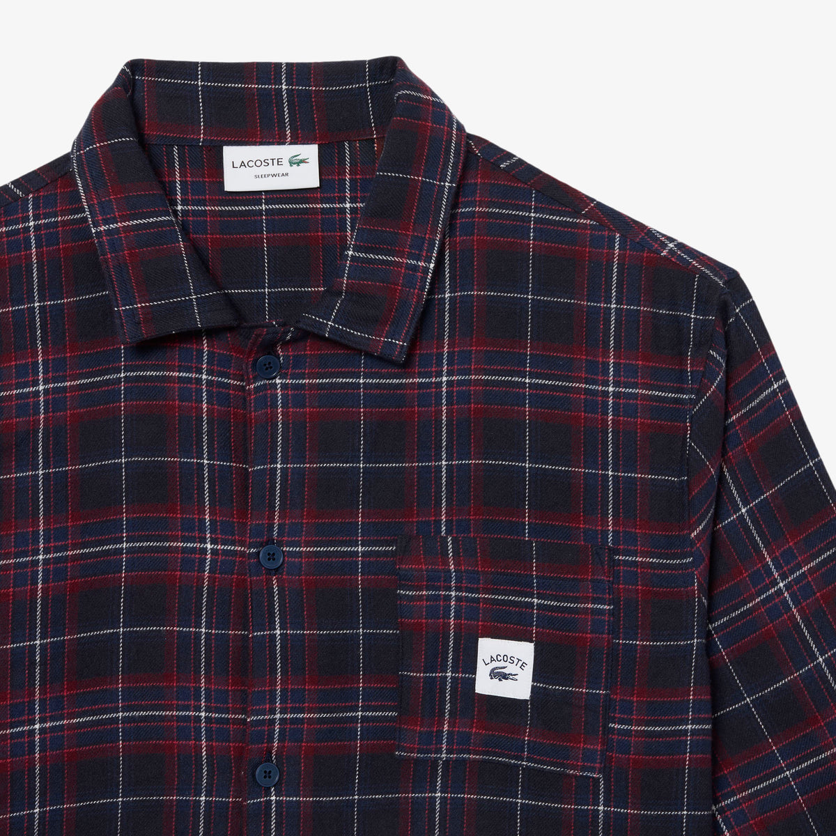Lacoste Navy Burgundy Pyjamas 4H9126