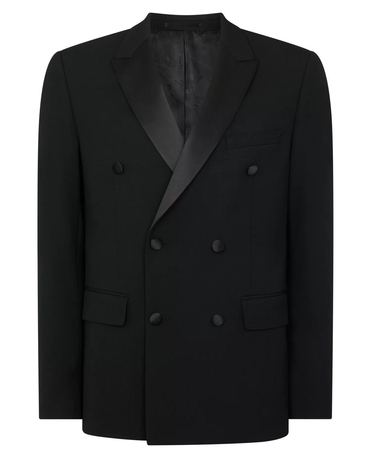 Remus Uomo Black Slim Tux Jacket 12165d 00