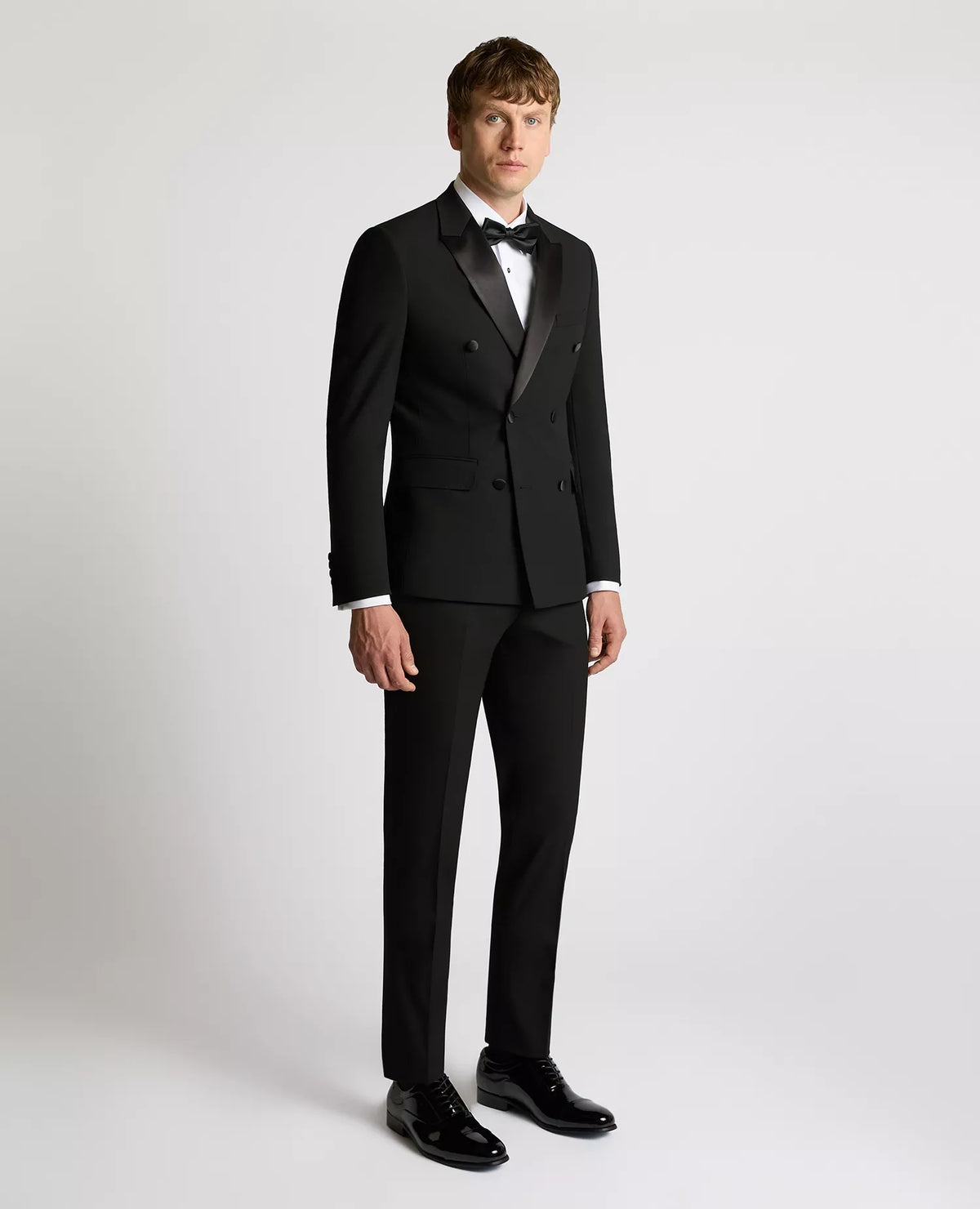 Remus Uomo Black Slim Tux Jacket 12165d 00
