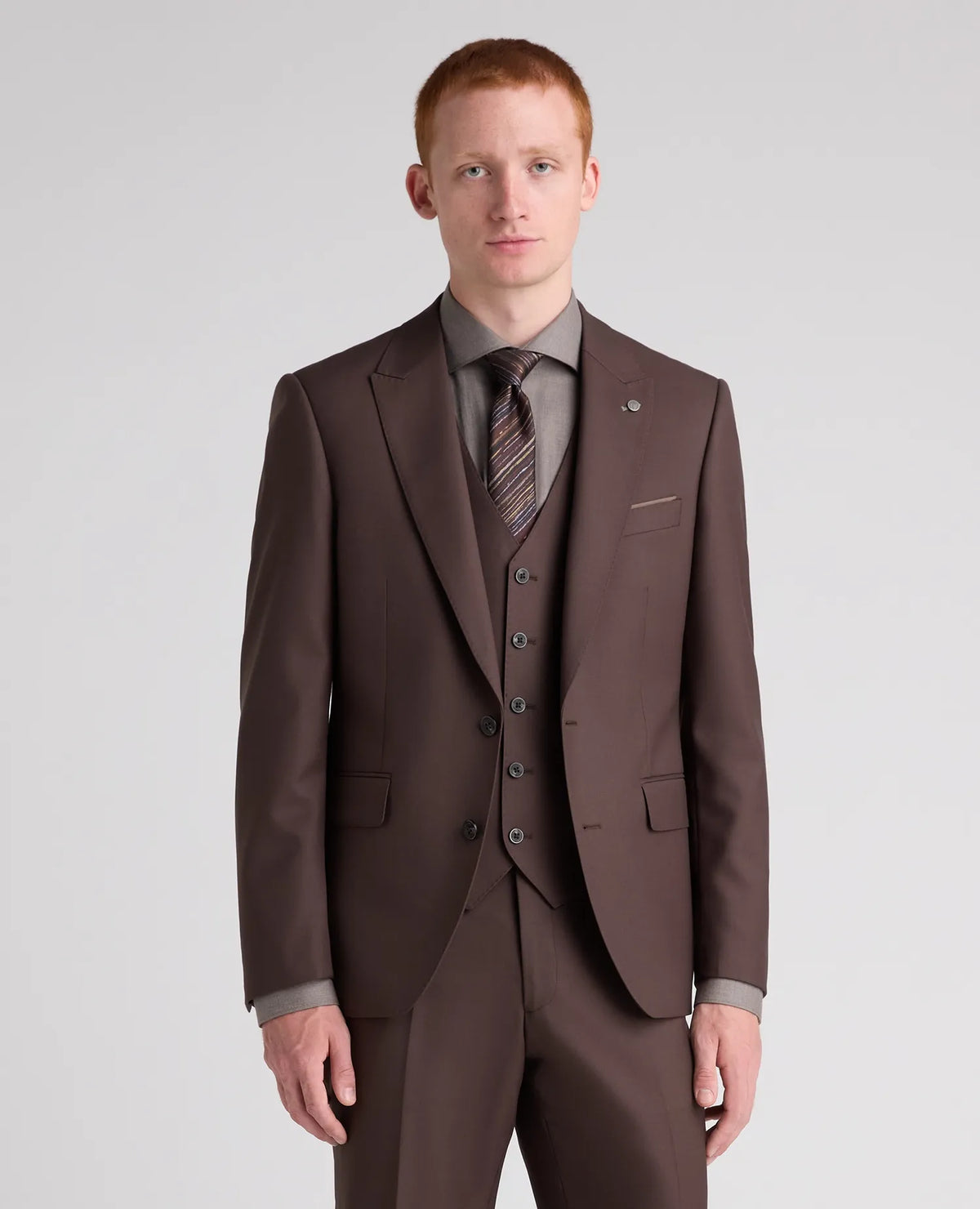 Remus Uomo Pepe Brown Suit Jacket 42741 47