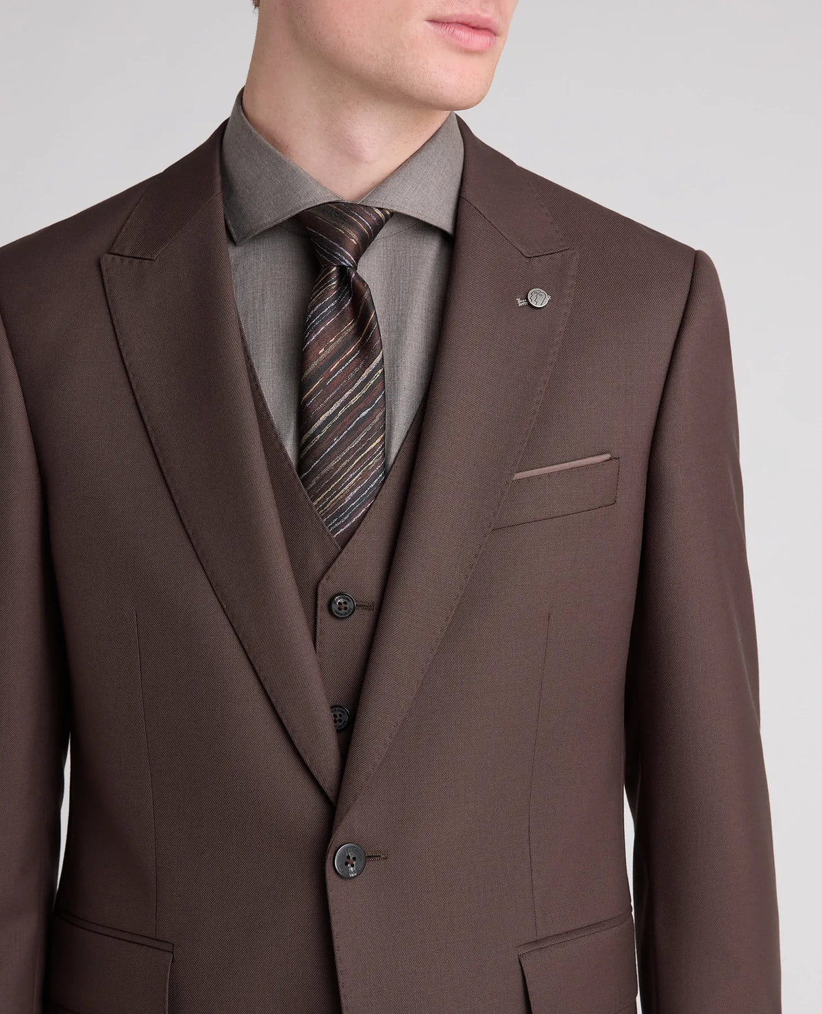 Remus Uomo Pepe Brown Suit Jacket 42741 47
