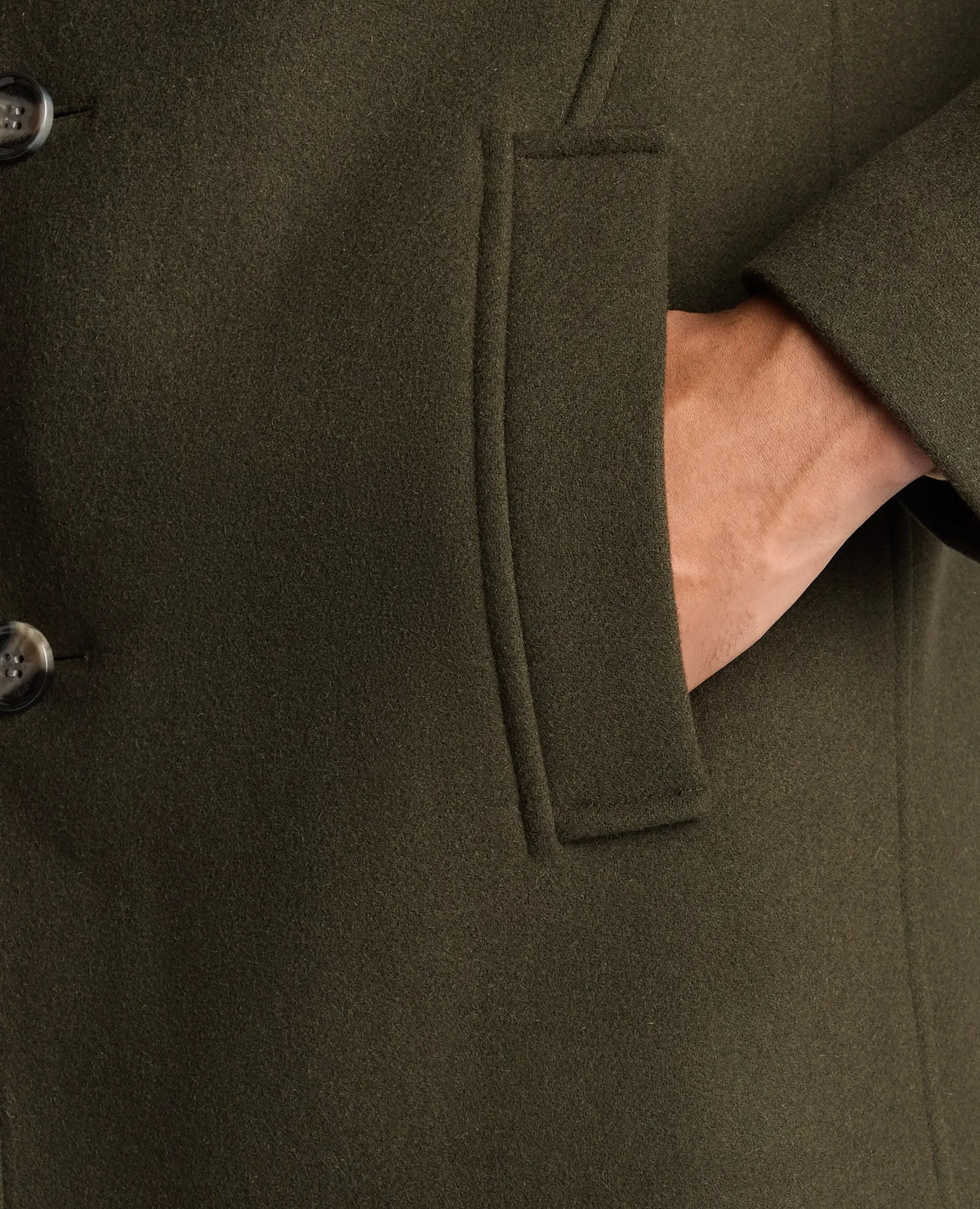 Remus Uomo Jonah Green Wool Coat 90374 37
