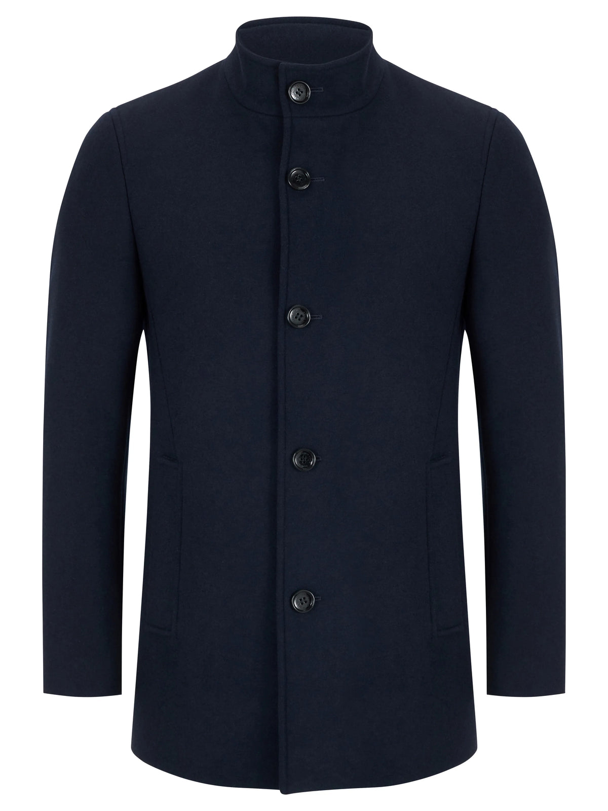 Remus Uomo Jonah Wool Coat Navy 90374 79