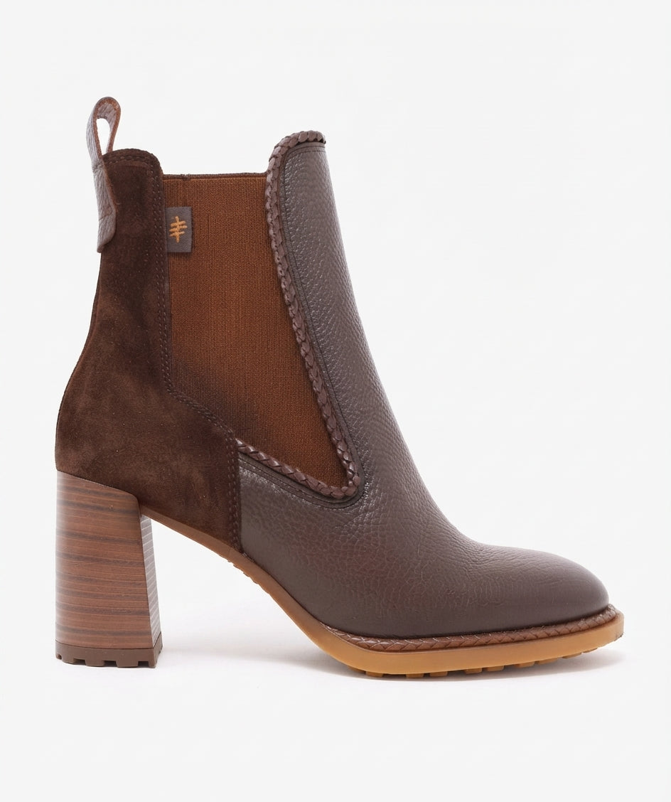 Hispanitas Espresso Brown Slip On Boots Hi265063
