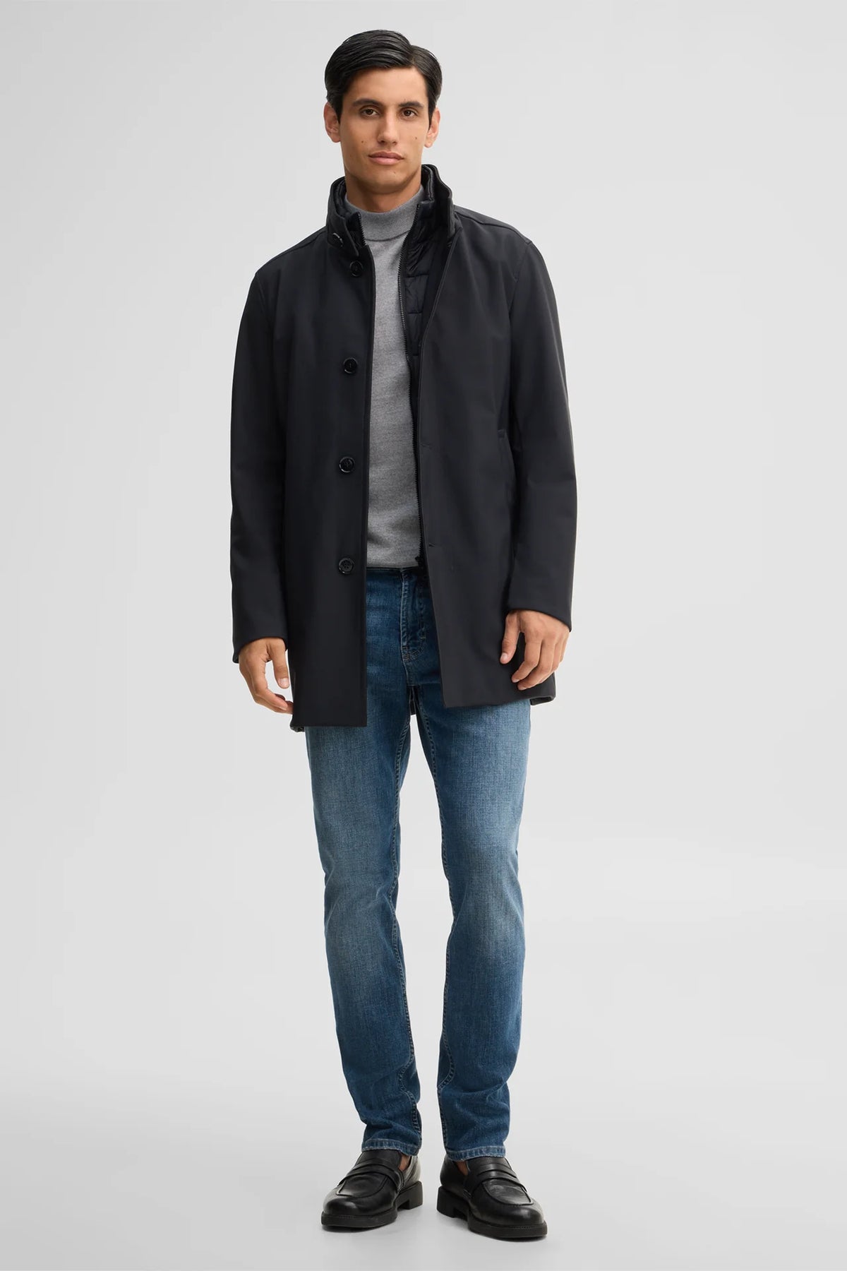 Strellson Navy Coat Finlay Flex 12