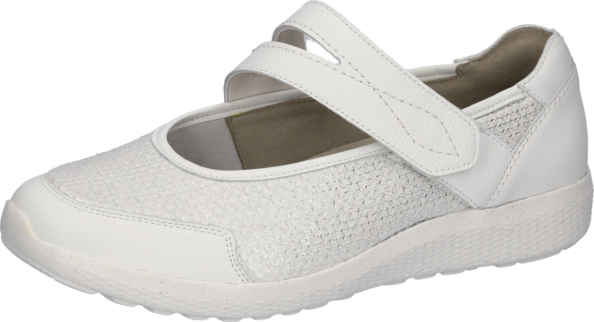 Waldläufer Extra Wide Velcro Shoe White 815M31-308-663