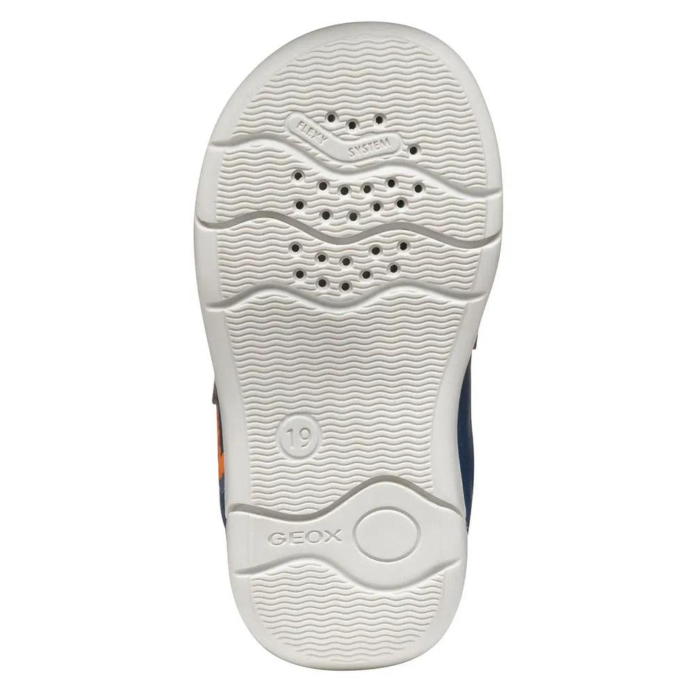 Geox Boys Shoe Blue Orange B556CA