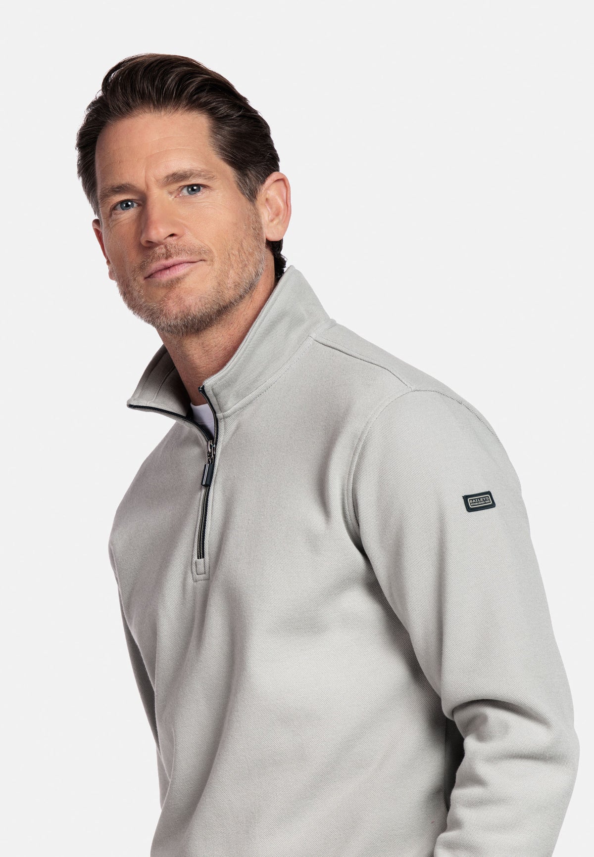 Baileys Beige Zip Sweat 613165 820