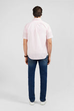 Load image into Gallery viewer, Eden Park E24CHECC0019 rom | Regular Fit Short Sleeve Striped Shirt in Pink