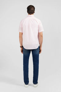 Eden Park E24CHECC0019 rom | Regular Fit Short Sleeve Striped Shirt in Pink