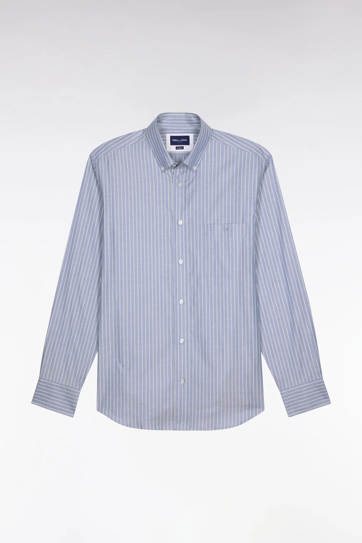 Eden Park Blue Green Striped Shirt e26checl0005 vem39