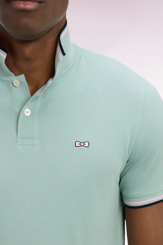 Eden Park Green Tipped Polo E26MAIPC0013 vem39