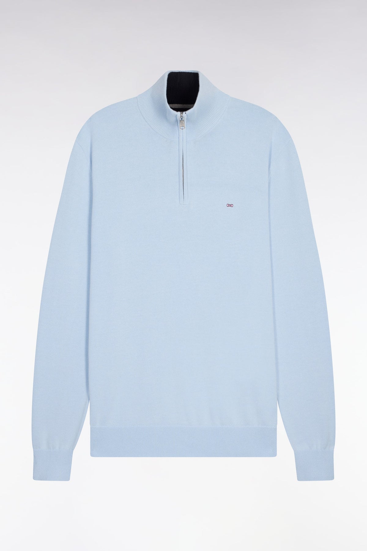 Eden Park Sky Blue Zip Knit e26maipu0006 BLC25