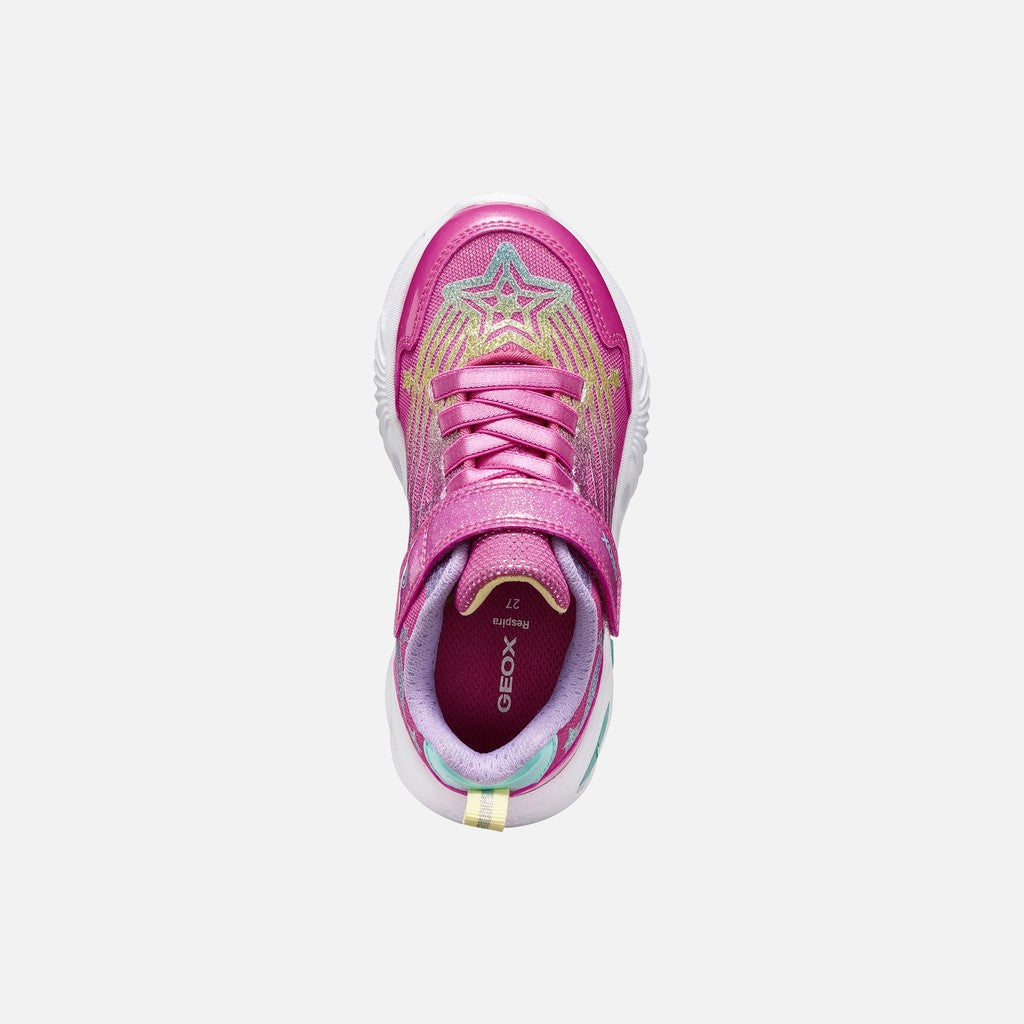 Geox Girls Pink Trainers J56E9B