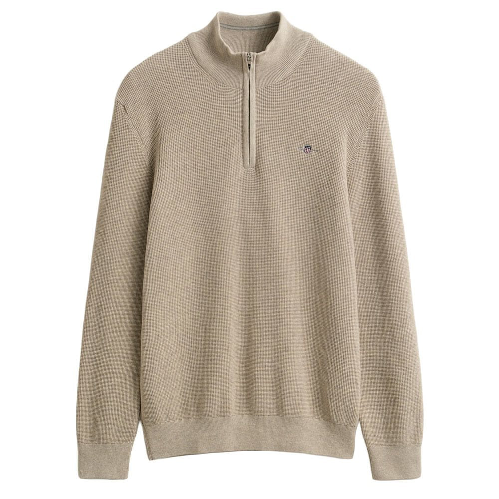 Gant Oat Melange Zip Knit 8030292 198