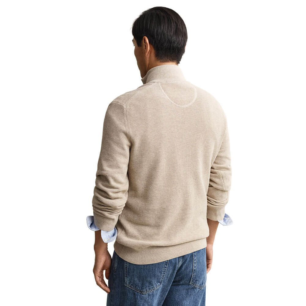 Gant Oat Melange Zip Knit 8030292 198